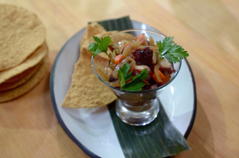 Tostadas Of Octopus In Escabeche Rick Bayless