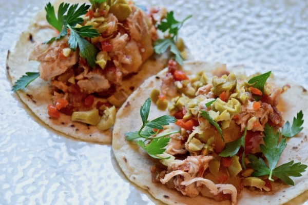 Rick BaylessChicken a la Veracruzana Tacos - Rick Bayless